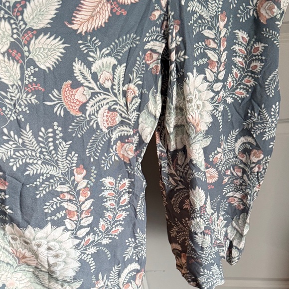 Cost Plus World Market Floral Jumpsuit in Gray and Pink - Picture 4 of 6